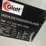 Ventilateur Glatt RC2 U140