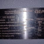 GEA - GSC 60-06-007 - Centrifuge separator