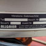Allgaier VTSF 900 / 3 - Tamiseur