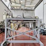 Gondard - 500 L ribbon mixer + stainless steel platform