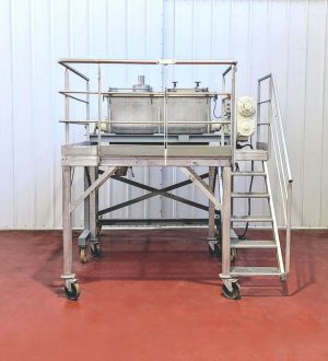Gondard – Mélangeur à ruban 500 L + plateforme inox