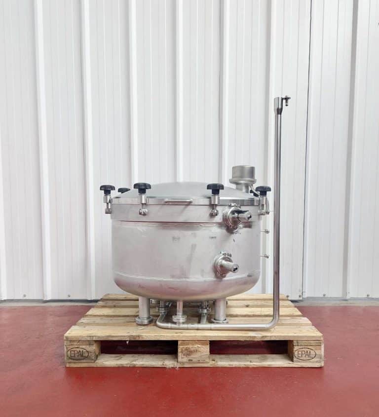 280 L stainless steel vessel