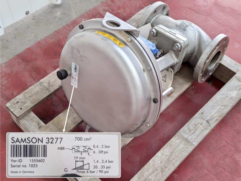 Samson 3241 valve / DN80 - Osertech