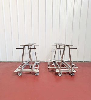 Chariots transport pour grilles de tamis