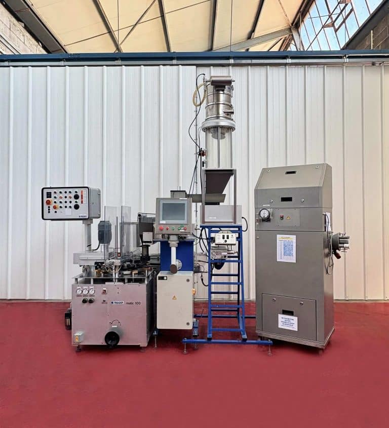 Indosa Matic 100 - Remplisseuse + sertisseuse